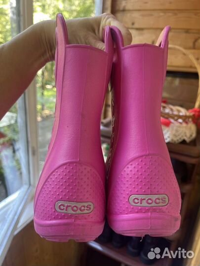 Резиновые сапоги crocs c 12