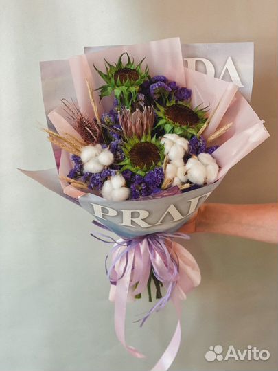 Букеты из сухоцветов