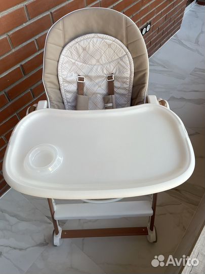 Детский стульчик для кормления happy baby