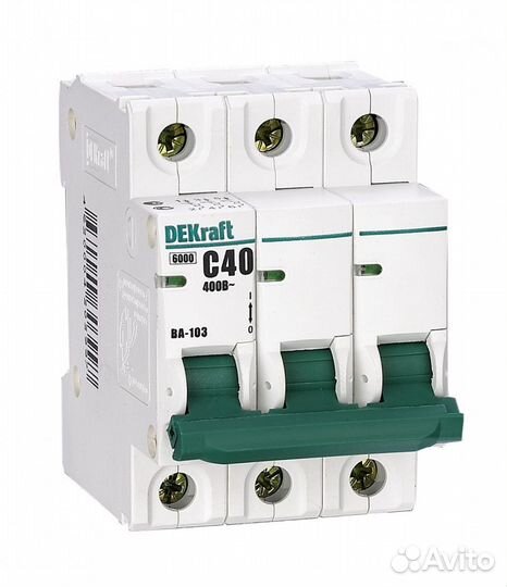 Авт. выкл. 3Р 6А х-ка D ва-103 6кА Schneider Electric 12150DEK