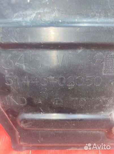 Защита двигателя правая Toyota Auris ZRE151 1zrfe