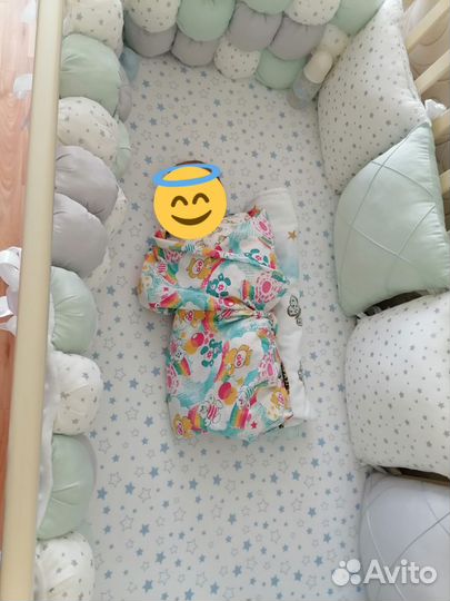 Бортики в детскую кроватку