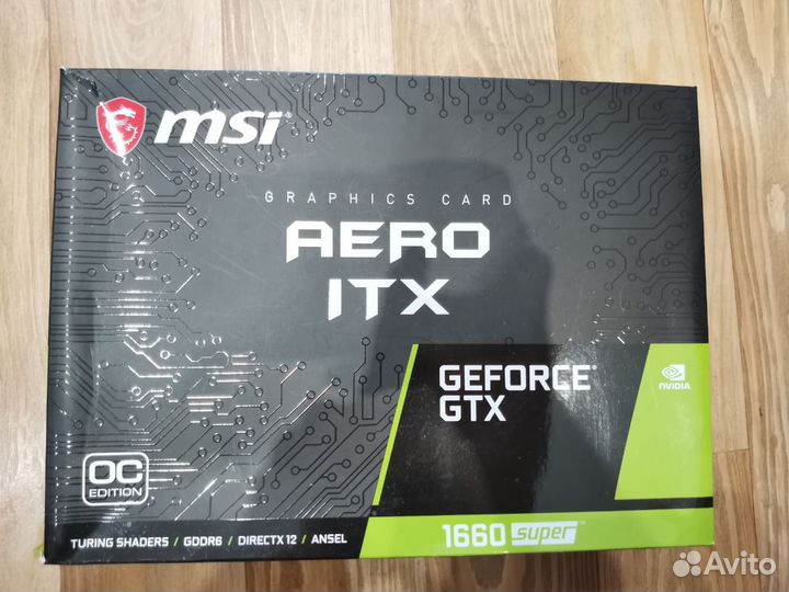 MSI nvidia GeForce GTX 1660 Super 6GB