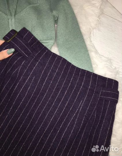 Джемпер новый, юбка миди шерсть s