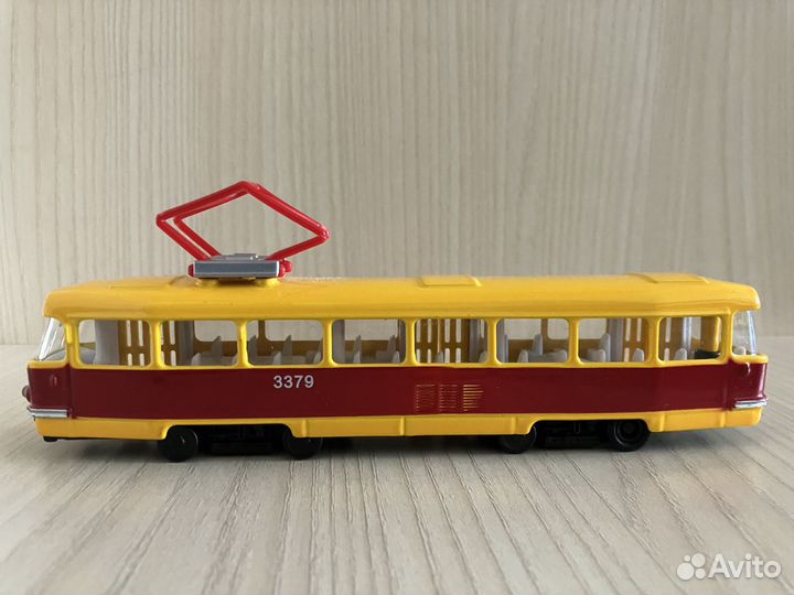 Поезд технопарк трамвай игрушка