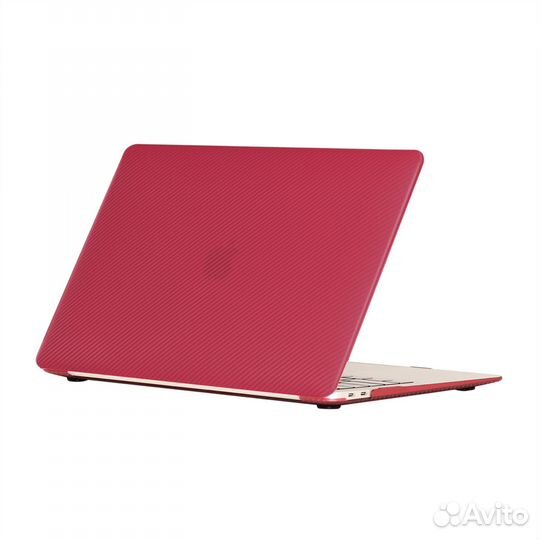 Чехол для MacBook Pro 15 2012-2015 бордо карбон