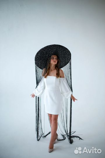 Шляпа с бахромой прокат