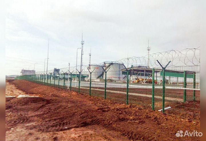 Забор из 3д сетки