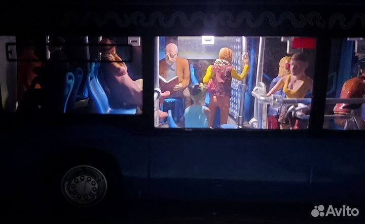 Камаз нефаз-5299 автобус с пассажирами