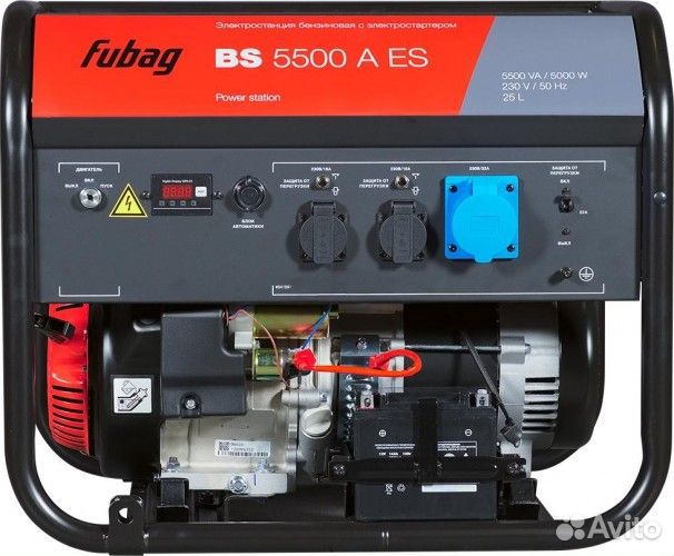 Бензиновый генератор fubag BS 5500 А ES с возможностью автоматизации 8641490