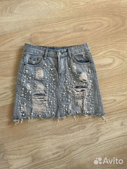 Юбка джинсовая летняя