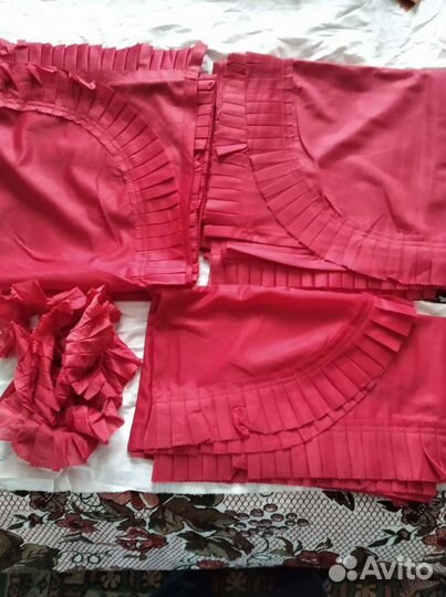 Шторы теневые,новые,2 комп,4 предметные,нейлон