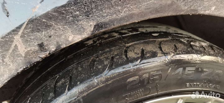 Литье диски r17 4x100 с резиной