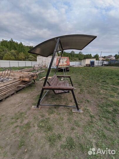 Садовая качеля новая