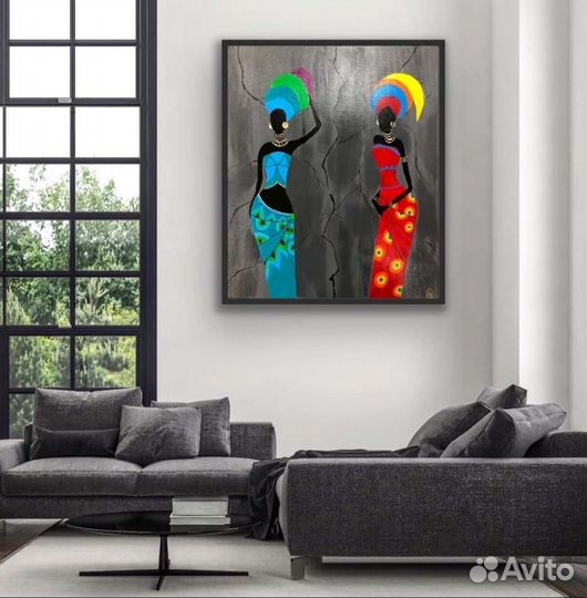 Интерьерная картина «Афроамериканки»