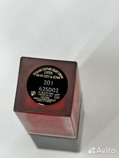 Yves Laurent оригинал,жидкая помада #201