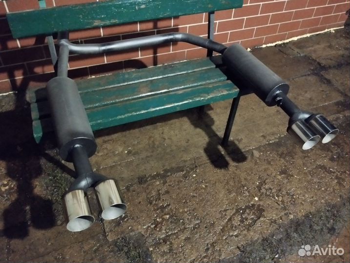 Раздвоенный глушитель ваз 2112 priora хэтчбек