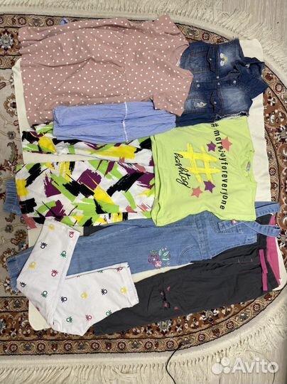 Детские вещи пакетом для девочек 116-122