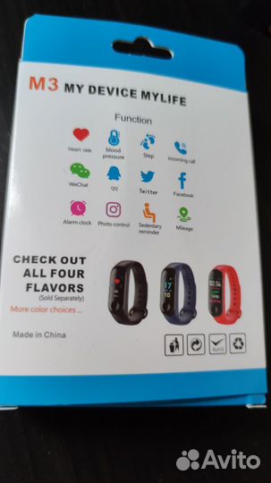 Новый Фитнес браслет M3 My Device Mylife
