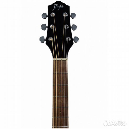 Электроакустическая гитара Flight AD-200 CEQ BK