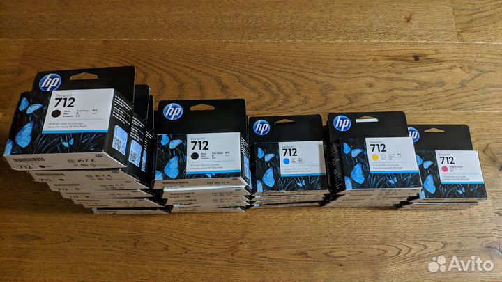 Картриджи HP 712