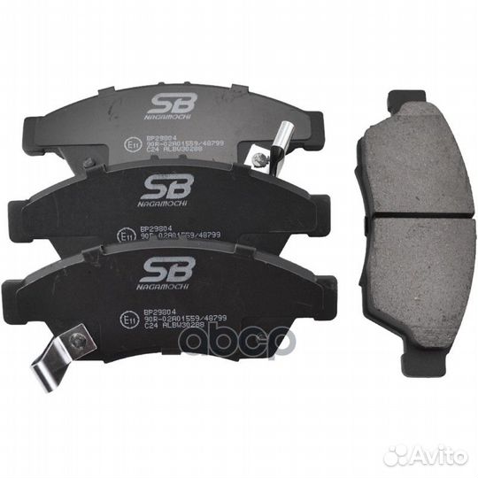 Колодки тормозные BP29804 SB Nagamochi