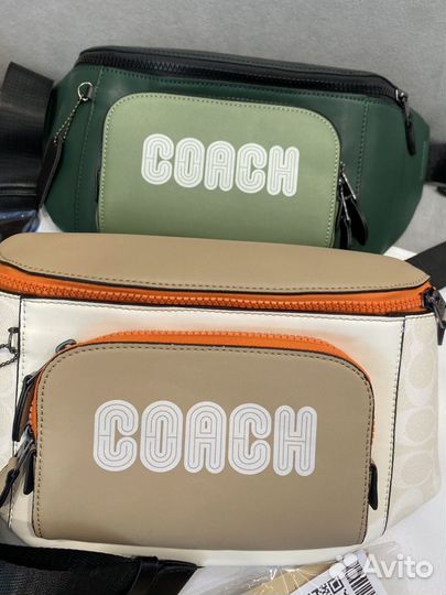 Поясная сумка coach унисекс