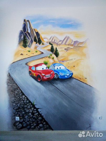 Роспись стен в интерьере