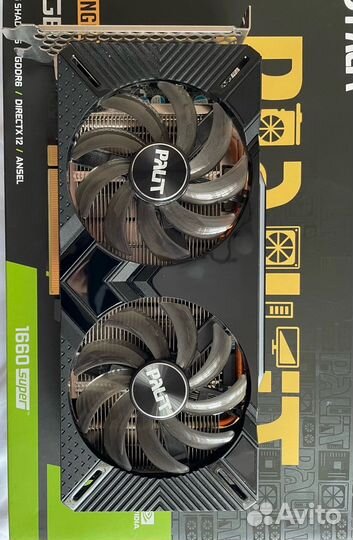 Видеокарта gtx 1660 super Palit gamingPro 6 gb