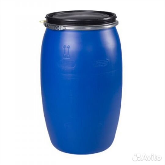 Бочка пластмассовая с крышкой 127 л
