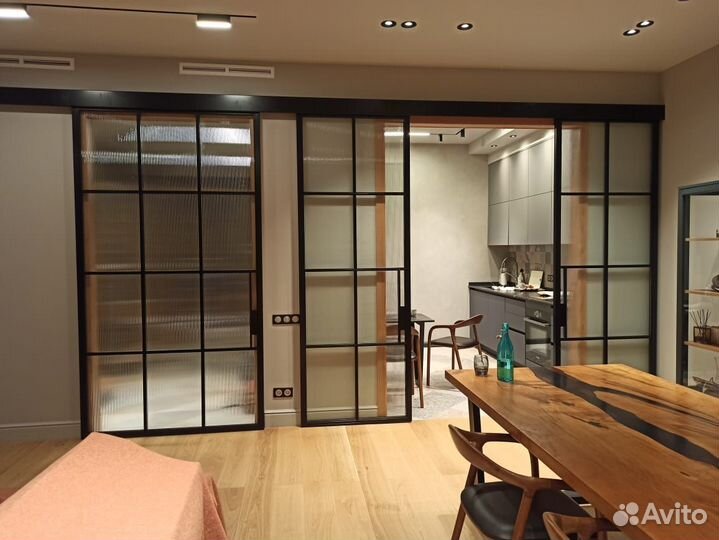 Раздвижные межкомнатные перегородки под заказ