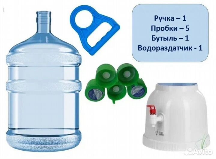 Пластиковая бутыль 19 л