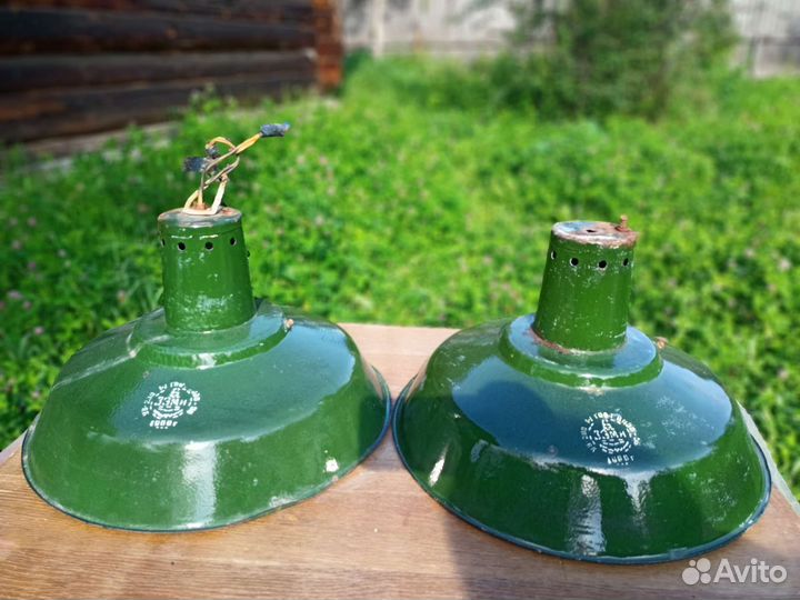 Промышленные светильники СССР 2 шт