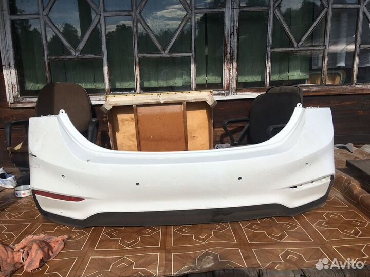 Бампер задний Hyundai Solaris 2018