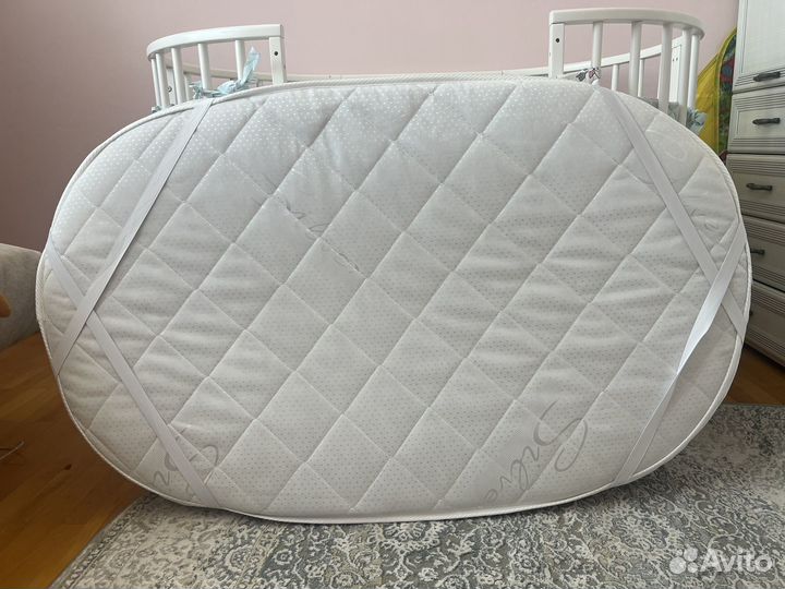 Детская кроватка трансформер круглая