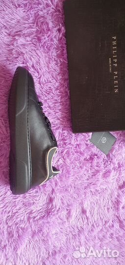 Кроссовки кожаные муж Philipp Plein 42