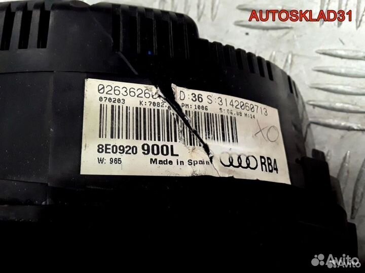 Панель приборов Audi A4 B6 8E0920900L