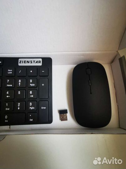 Клавиатура Zienstar в комплекте с мышкой