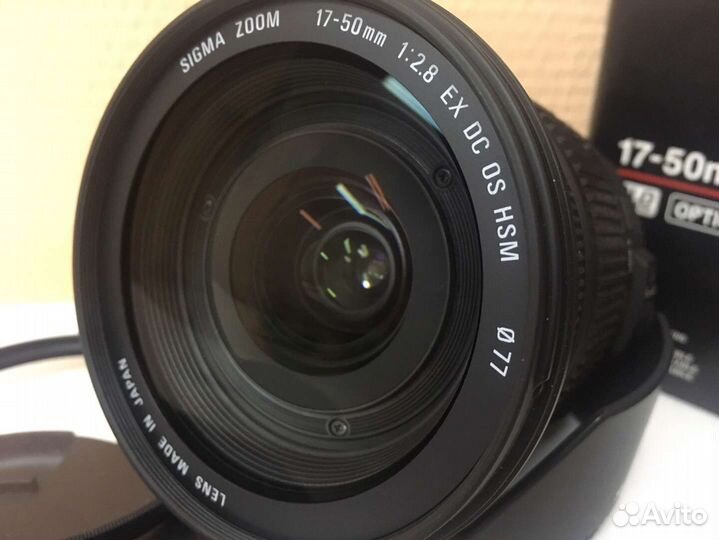 Sigma 17-50 2.8 dc ex os hsm Canon (как новый)