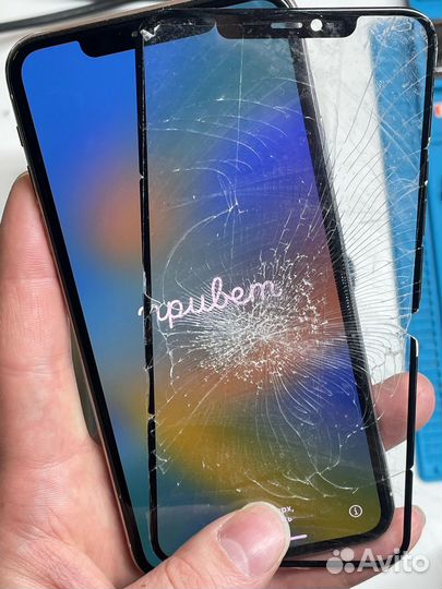 Замена стекла телефона iPhone Samsung honor xiaomi