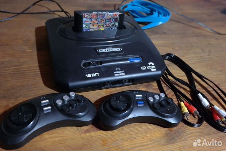 Sega Retro Genesis HD ultra+ 50 игр hdmi