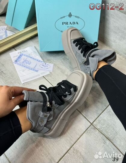 Кеды Prada Grey