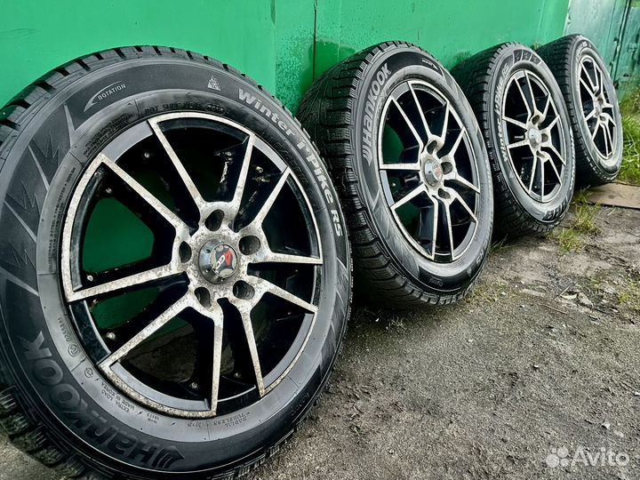 Комплект литья 5x100 на зимней резине R15