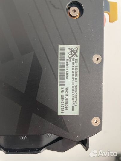 Видеокарта XFX rx 580 8gb