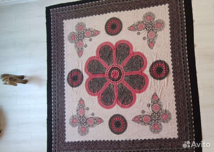 Покрывало 200 220 Индия натуральные краски