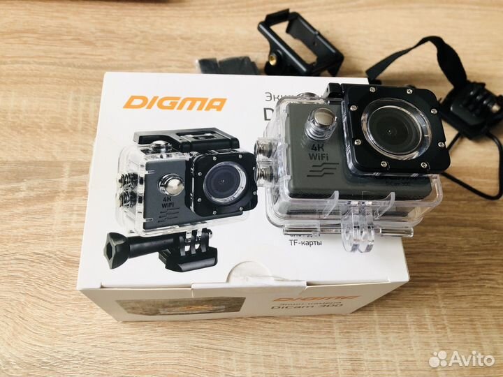 Экшн камера digma dicam300