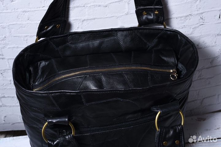 Сумка-шопер (нат.кожа, ед.экз., руч.работа)