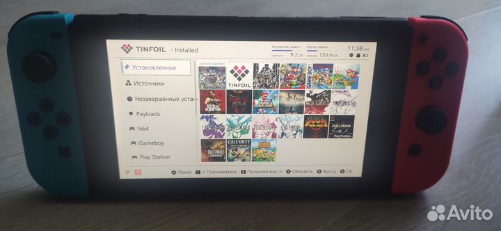 Nintendo Switch Прошитая, 256гб