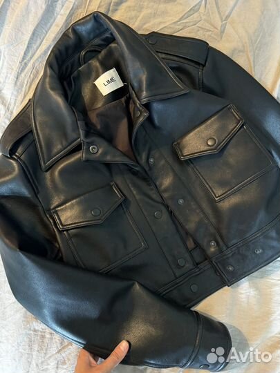 Кожаная куртка lime