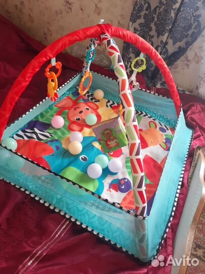 Развивающий коврик манеж для ползания